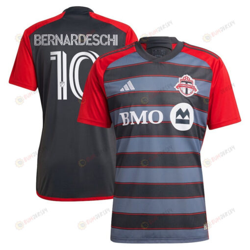 Federico Bernardeschi 10 Toronto FC 2023 Club Kit Men Jersey - Gray