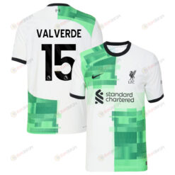 Federico Valverde 15 Liverpool 2023-24 Match Away Jersey - Men