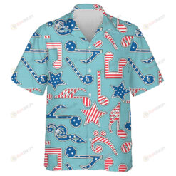 Feel The Rhythm Of American Independence Day With Various Music Notes Hawaiian Shirt
