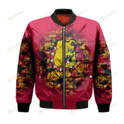 Ferris State Bulldogs Bomber Jacket 3D Printed Camouflage Vintage