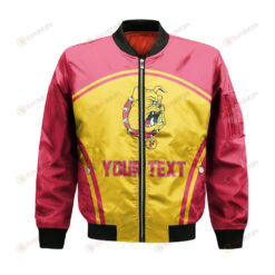 Ferris State Bulldogs Bomber Jacket 3D Printed Curve Style Sport