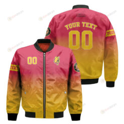 Ferris State Bulldogs Fadded Bomber Jacket 3D Printed