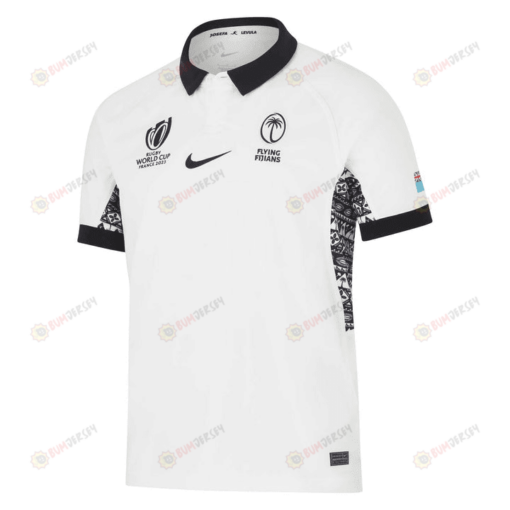 Fiji 2023 Rugby World Cup Home Stadium Jersey - White