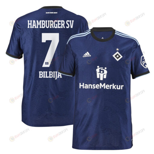 Filip Bilbija 7 Hamburger SV II 2022-23 Away Jersey - Navy