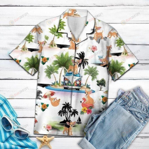 Find Chihuahua Island Beach Hawaiian Shirt