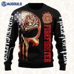 Firefighter Ugly Sweaters For Men Women Unisex