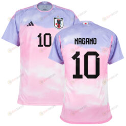 F?ka Nagano 10 Japan Women's National Team 2023-24 World Cup Away Men Jersey