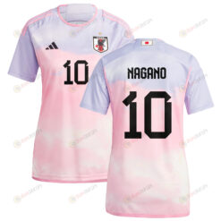 F?ka Nagano 10 Japan Women's National Team 2023-24 World Cup Away Women Jersey