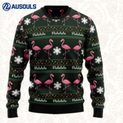 Flamingo Flalala Ugly Sweaters For Men Women Unisex