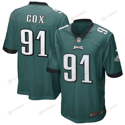 Fletcher Cox 91 Philadelphia Eagles Game Jersey - Midnight Green