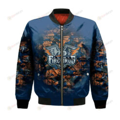 Flint Firebirds Bomber Jacket 3D Printed Camouflage Vintage