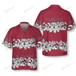 Floral Alabama Aloha Hawaiian Shirt SH1