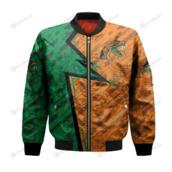 Florida A_M Rattlers Bomber Jacket 3D Printed Abstract Pattern Sport