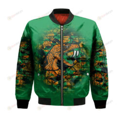 Florida A_M Rattlers Bomber Jacket 3D Printed Camouflage Vintage