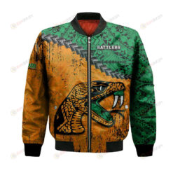 Florida A_M Rattlers Bomber Jacket 3D Printed Grunge Polynesian Tattoo