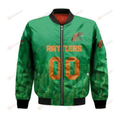 Florida A_M Rattlers Bomber Jacket 3D Printed Team Logo Custom Text And Number