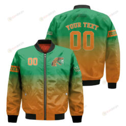 Florida A_M Rattlers Fadded Bomber Jacket 3D Printed