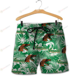 Florida A_M Rattlers Men Shorts Tropical Seamless