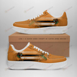 Florida A&M Rattlers Logo Pattern Air Force 1 Printed In Orange