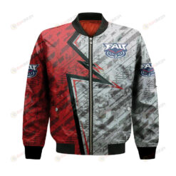 Florida Atlantic Owls Bomber Jacket 3D Printed Abstract Pattern Sport