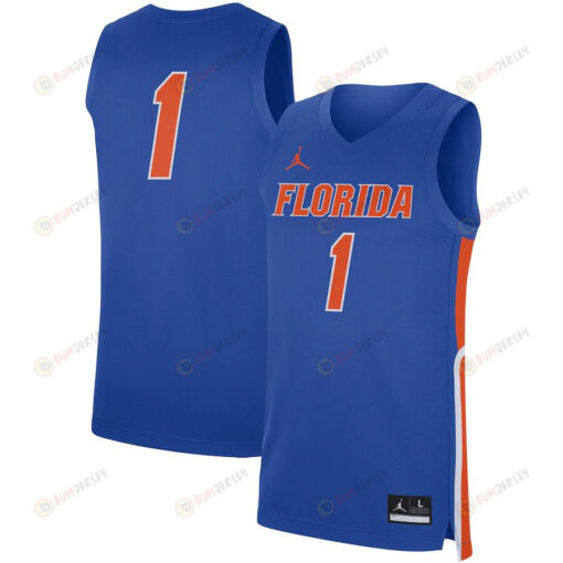 Florida Gators 1 Men Jersey - Royal