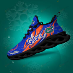 Florida Gators Logo 3D Max Soul Sneaker Shoes In Blue Orange