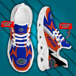 Florida Gators Logo Lightening Pattern Custom Name 3D Max Soul Sneaker Shoes