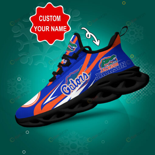 Florida Gators Logo Line Pattern Custom Name 3D Max Soul Sneaker Shoes