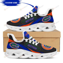 Florida Gators Mascot Logo Pattern Custom Name 3D Max Soul Sneaker Shoes