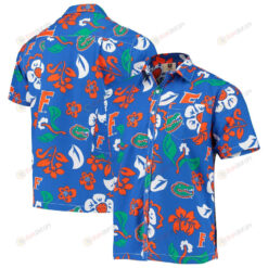 Florida Gators Royal Hawaiian Button-Up Hawaiian Shirt