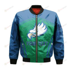 Florida Gulf Coast Eagles Bomber Jacket 3D Printed Curve Style Sport