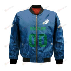 Florida Gulf Coast Eagles Bomber Jacket 3D Printed Team Logo Custom Text And Number