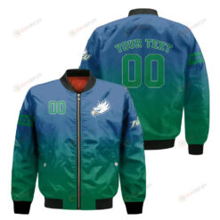 Florida Gulf Coast Eagles Fadded Bomber Jacket 3D Printed