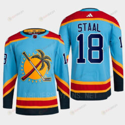 Florida Panthers 2023 Reverse Retro 2.0 Marc Staal 18 Blue Primegreen Jersey Men's