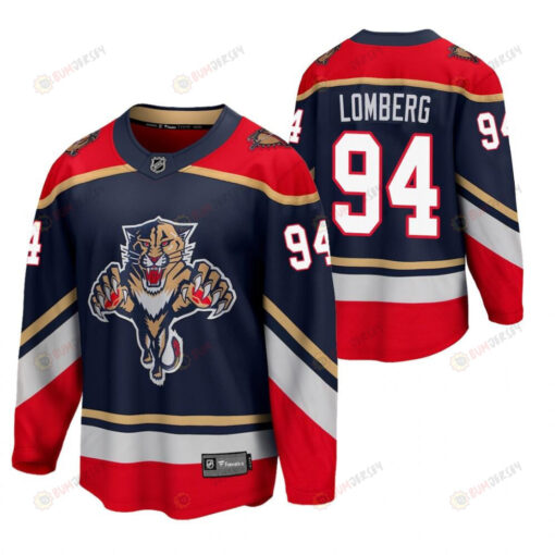 Florida Panthers 94 Ryan Lomberg 2023 Reverse Retro Blue Special Edition Jersey Jersey