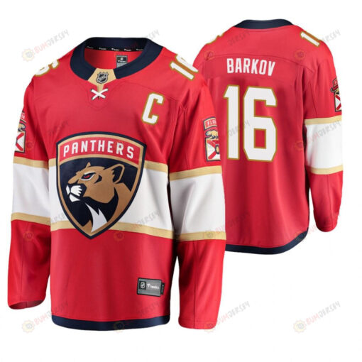 Florida Panthers Aleksander Barkov 16 Player Home Red Jersey Jersey