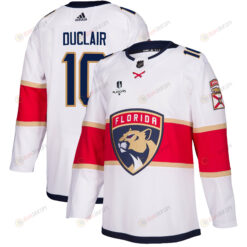 Florida Panthers Anthony Duclair 10 Away 2023 Stanley Cup Playoffs Breakaway Men Jersey - White