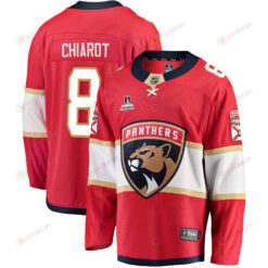 Florida Panthers Ben Chiarot 8 Home 2023 Stanley Cup Playoffs Breakaway Men Jersey - Red