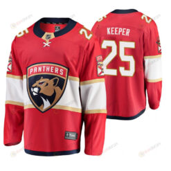 Florida Panthers Brady Keeper 25 Red Home Breakaway Player Jersey Jersey