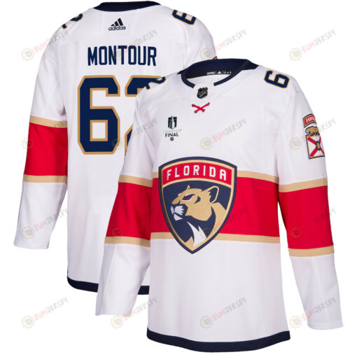 Florida Panthers Brandon Montour 62 Away 2023 Stanley Cup Final Breakaway Men Jersey - White