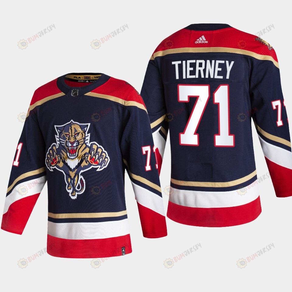 Florida Panthers Chris Tierney 71 2023 Reverse Retro Navy Jersey