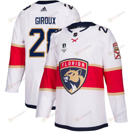 Florida Panthers Claude Giroux 28 Away 2023 Stanley Cup Final Breakaway Men Jersey - White