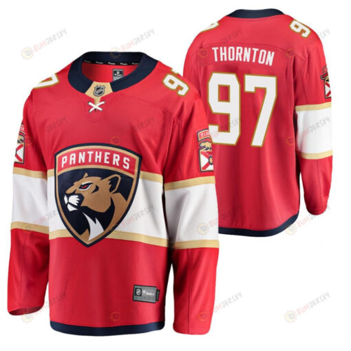 Florida Panthers Joe Thornton 97 Jersey Red Home 2023 Trade Jersey Jersey