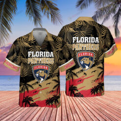 Florida Panthers National Hockey League 2023 AOP Hawaiian Shirt SH1NHFI
