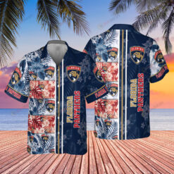 Florida Panthers National Hockey League 2023 V1 AOP Hawaiian Shirt SH1NHFI