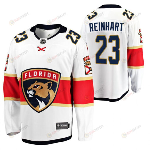 Florida Panthers Sam Reinhart 23 2023 Jersey White Away Player Jersey Jersey