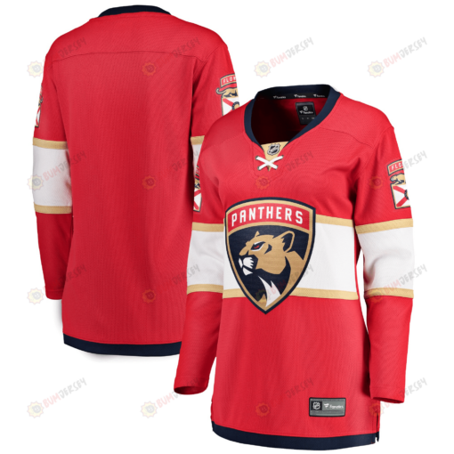 Florida Panthers Women's Breakaway Home Jersey - Red Jersey