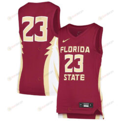 Florida State Seminoles 23 Team Basketball Men Jersey - Garnet