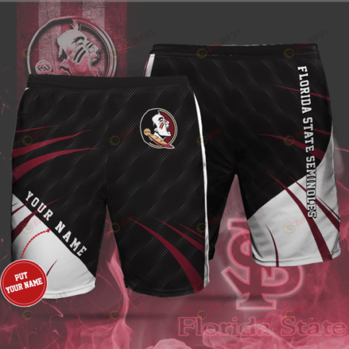 Florida State Seminoles Custom Name Hawaiian Shorts Summer Shorts Men Shorts - Print Shorts