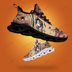 Florida State Seminoles Logo Torn And Splatter Pattern 3D Max Soul Sneaker Shoes